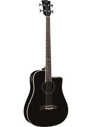 Електроакустична бас-гітара eko guitars nxt bass b100ce (see thru black)