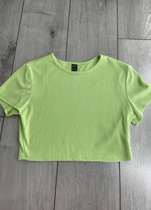 Футболка в рубчик shein