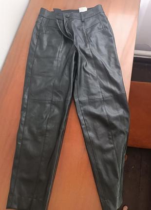 Брюки из эко кожи зауженные luisa cerano, 36