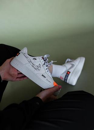 Кроссовки paint nike air quarter 1 low “just do it” (white lebron)
