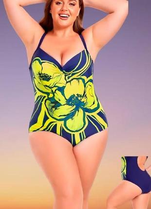 7купальник закритий fuba 7810 лілія фуксія (в наличі тільки 48 50 52 54 56 укр р-ри)