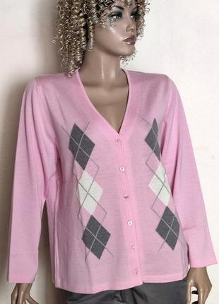 Rabe шерстяной кардиган ромбы /10216/