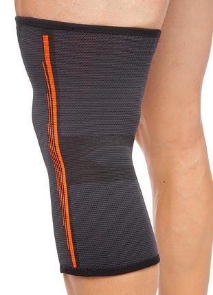 Наколенник бандаж еластичний extreme s-l 1шт чорний-помаранчевий