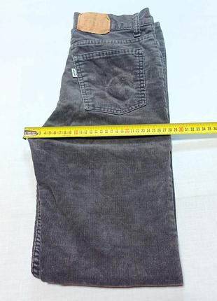 Талія 76 см vintage levi's 719 719-1528 w30 l34 student вельветові коричневі