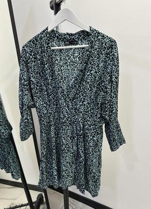 Шифоновое мини платье zara