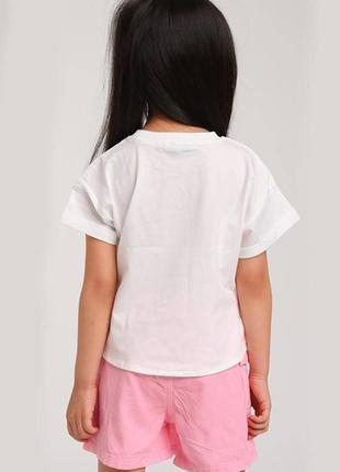 Спідниця-шорти рожева для дівчинки (110 см)  escabel kids2 фото