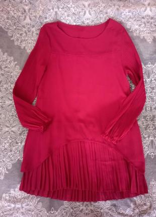 Платье туника плиссе 50-52р