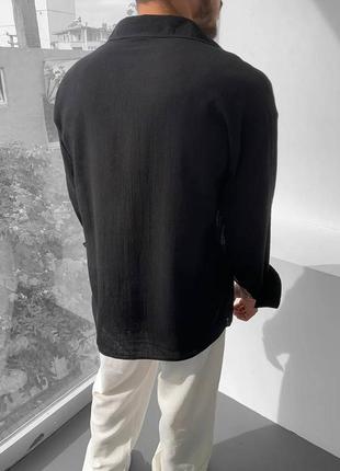 Легкая мужская оверсайз рубашка