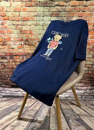 Футболка  polo bear by ralph lauren chicago, blue, l, xl