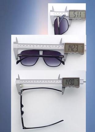Unisex uv400 о_очки "indigo" із градієнтним заливанням скла в чорному глянцю лакової оправи, сонцезахисні іміджі.
🔎 #о_окулярі #о_окулярі8 фото
