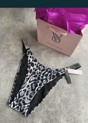 Плавки victoria secret стразы высокая посадка