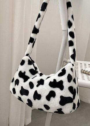 Плямиста плюшева сумочка