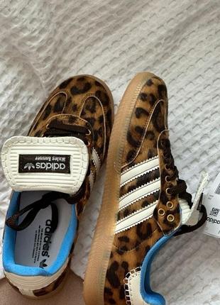 Кеди кросівки adidas samba wales bonner  леопардові