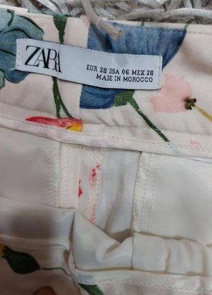 Шикарние женские брюки zara.2 фото