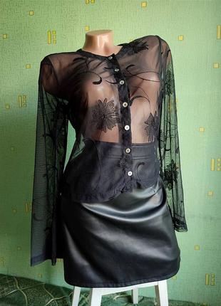 Блуза. блузка mark's spencer. прозора кофта. xs-s. 34-36.