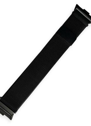 Міланський сітчастий ремінець primo для годинника redmi watch 4 / xiaomi mi band 8 pro - black