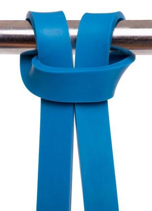 Резинка петля для подтягиваний 35-50кг синий / прочная фитнеса резинка / резинка для турника