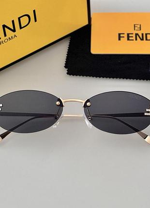 Женские брендовые стильные очки (48400) черные