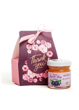 Свадебные бонбоньерки для гостей от жениха и невесты 50 г "thank you!"