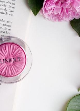 Румяна для лица clinique cheek pop blush pop peach pop