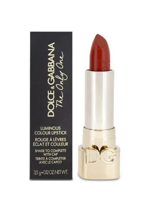 Помада для губ dolce and gabbana the only one matte lipstick 4 - animalier, крышка от помады