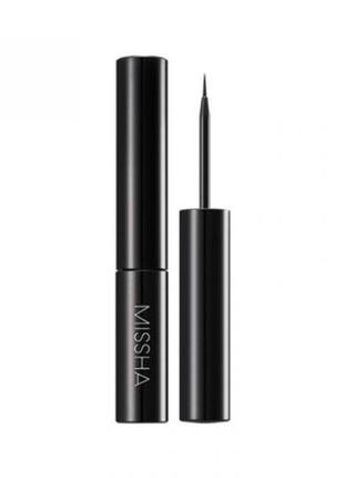 Подводка для глаз missha liquid sharp liner black