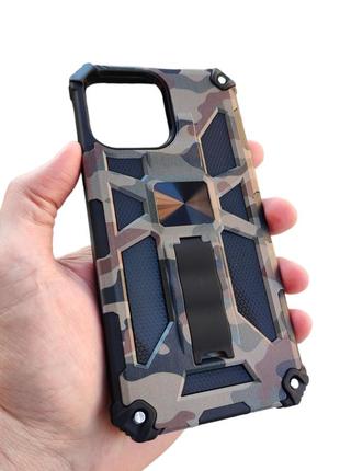 Iphone 13 pro max противоударный чехол camouflage armor камуфляж армия