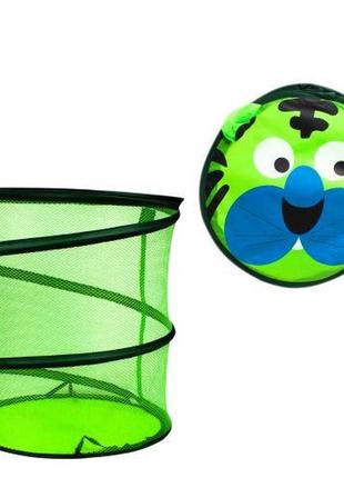 Корзина для игрушек "тигр" (зеленая)1 фото