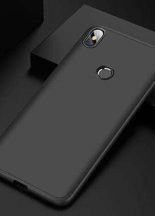 Защитный чехол бампер gkk 360 для xiaomi redmi s2