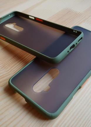 Протиударний хакі чохол likgus tpu+micro pc для oneplus 7t pro | 7 pro