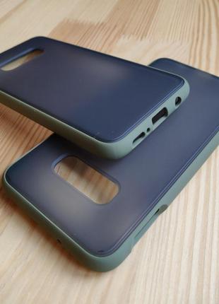 Защитный зелёный чехол likgus hard case для samsung s10e / s10e