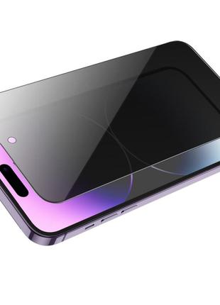 Защитное стекло privacy анти-шпион для айфон iphone 15 hoco g15