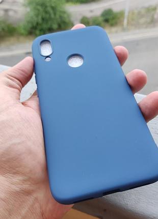 Чехол силиконовый софт тач для xiaomi redmi 7 / редми 7 синий