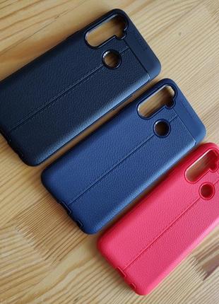 Tpu чехол (с имитацией кожи) топ качество для realme 5 / realme 5i / realme 6i