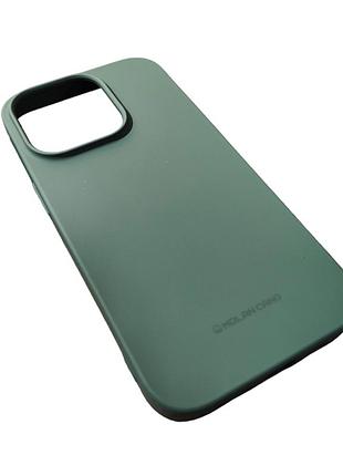 Iphone 13 pro max силиконовый ( tpu софт тач ) чехол molan cano smooth green