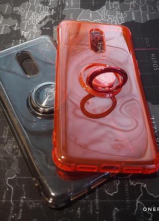 Силиконовый чехол с креплением под магнитный держатель для oneplus 7