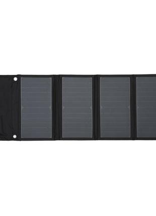 Сонячна батарея портативна кваніт psb-28w 2usb 5 вольтів + dc 18 вольтів