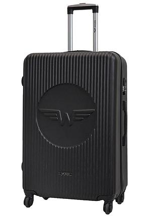 Wings валіза пластикова swl01 l чорний