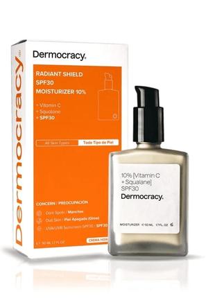 Radiant shield spf30 moisturizer 10%
денний антиоксидантний крем з віт. с тс сонцезахистними фільтрами