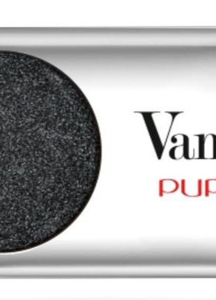 Тіні для повік pupa vamp! wet and dry eyeshadow frozen black metallic