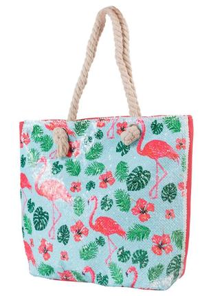 Жіноча пляжна сумка (eta29355-7) eterno 39х33х8 см різнобарвний cl0106169