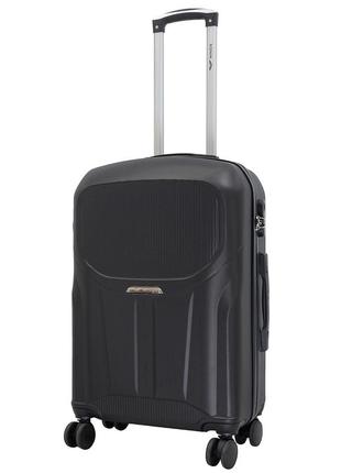 Wings валіза пластикова pdt01 m чорна