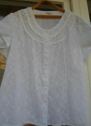 Гарна блузочка батист 58-60 р.