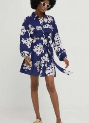 Міні сукня з принтом zara