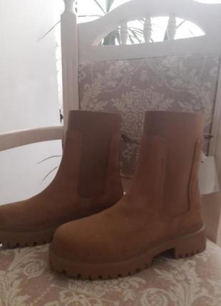 Казаки ковбойки ботильоны черевики з натуральної шкіри і замшу