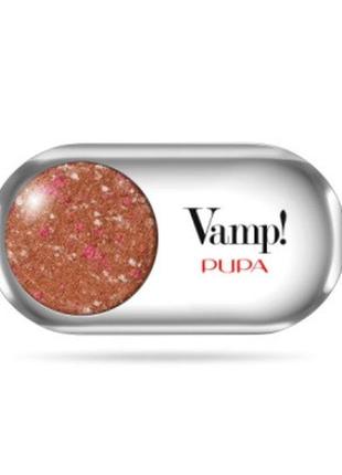 Тіні для повік pupa vamp! wet and dry eyeshadow 204 - fancy copper gems