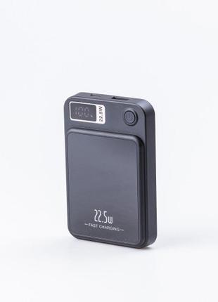 Повербанк 5000 mah с беспроводной зарядкой usb-c/usb-a

, компактный повербанк , power bank