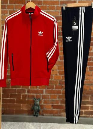 Спортивные костюмы adidas унисекс кофта+штаны5 фото