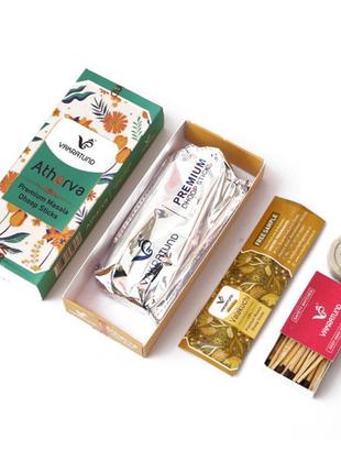 Ароматические палочки united fragrance atharva masala dhoop 17 палочек, безосновные благовония