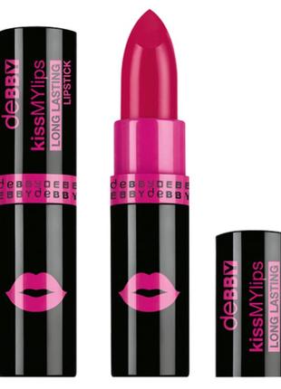 Помада для губ debby kiss my lips long lasting lipstick №08 - strawberry (клубничный)